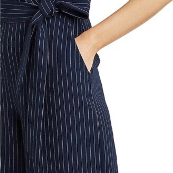 Navy Pin Stripe Ralph Lauren Jumpsuit - Picture 5 of 9